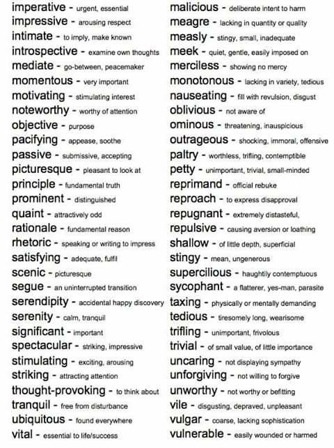 b2 vocabulary list